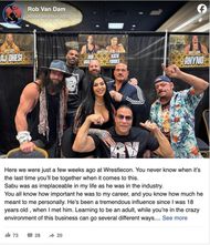 Screengrab of RVD's Facebook post (Credit: RVD's Facebook page)